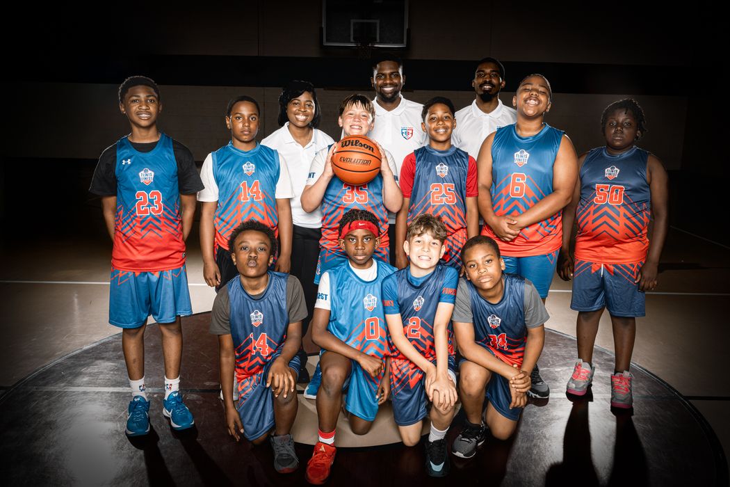 Flint's Finest squad on court