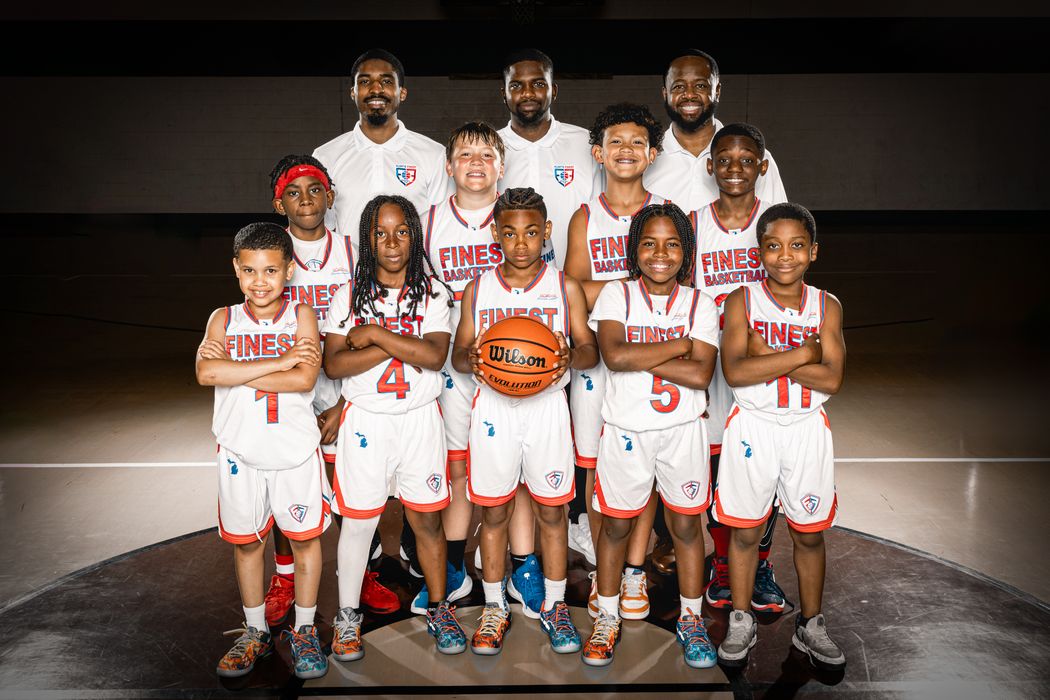 Flint's Finest team in white uniforms